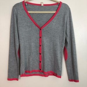 edc with love Grey & pink  cardigan size XS